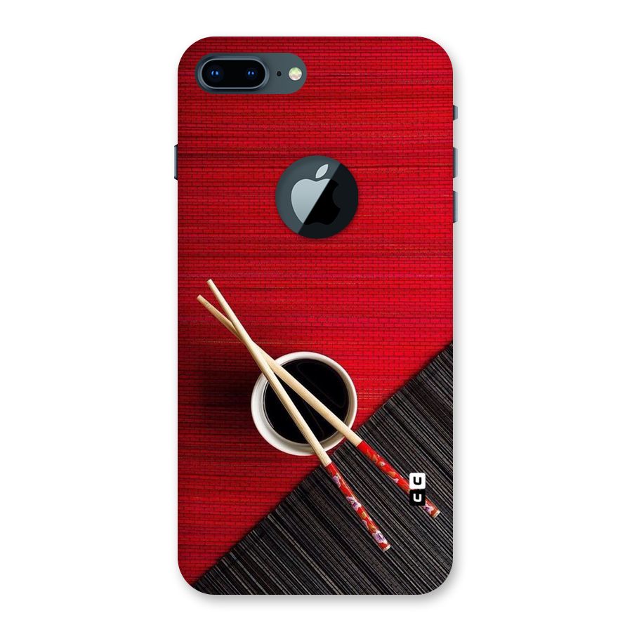 Chopstick Design Back Case for iPhone 7 Plus Logo Cut