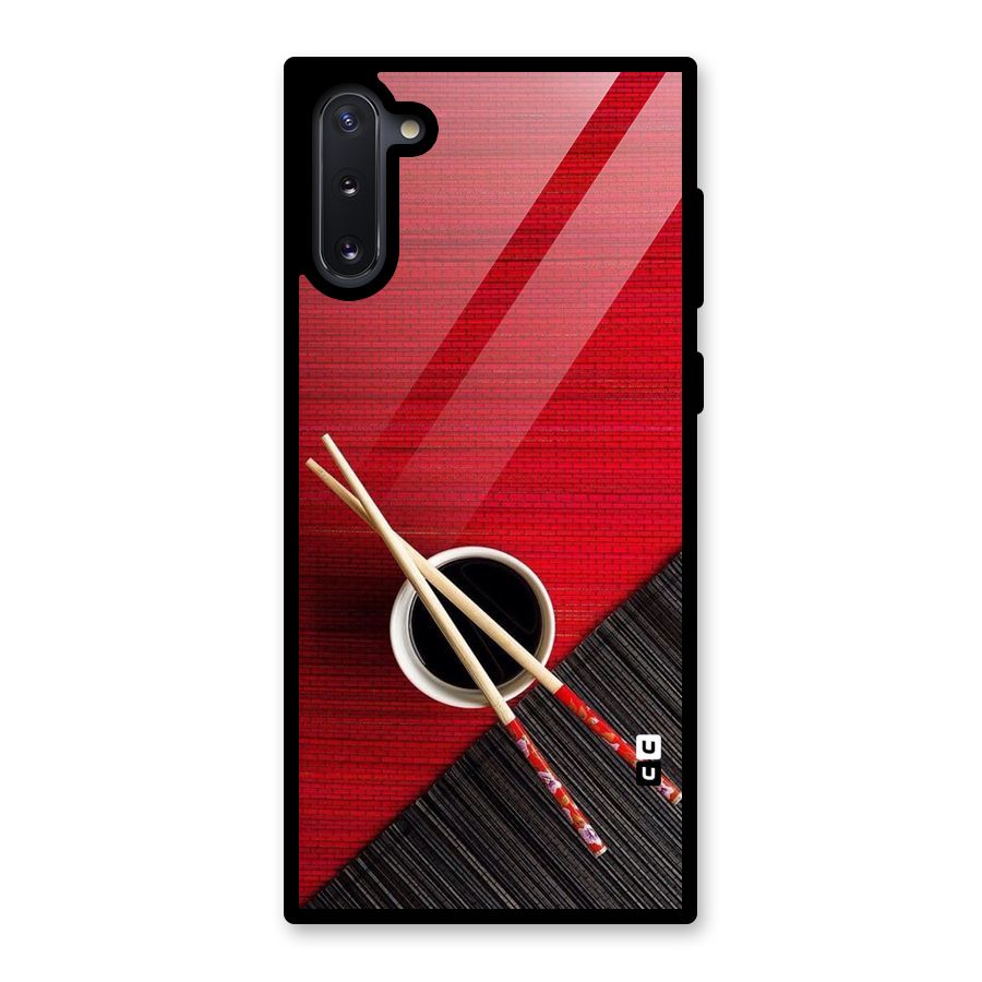 Chopstick Design Glass Back Case for Galaxy Note 10
