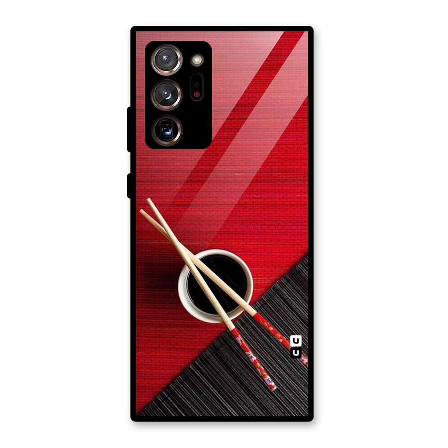 Chopstick Design Glass Back Case for Galaxy Note 20 Ultra