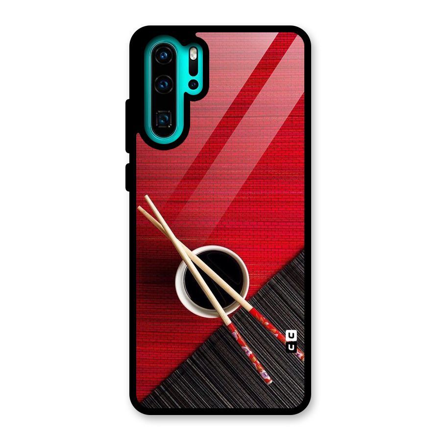 Chopstick Design Glass Back Case for Huawei P30 Pro