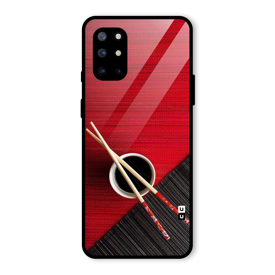 Chopstick Design Glass Back Case for OnePlus 8T