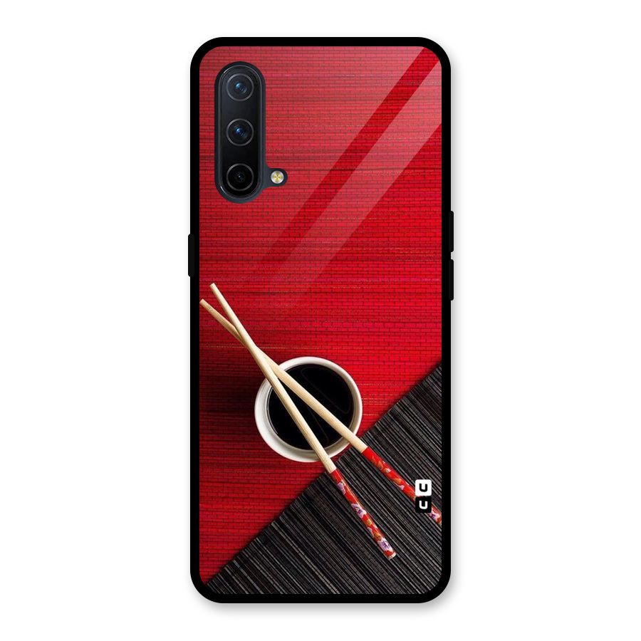 Chopstick Design Glass Back Case for OnePlus Nord CE 5G