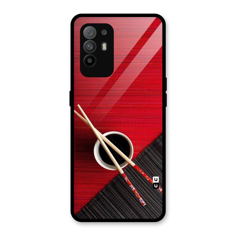 Chopstick Design Glass Back Case for Oppo F19 Pro Plus 5G