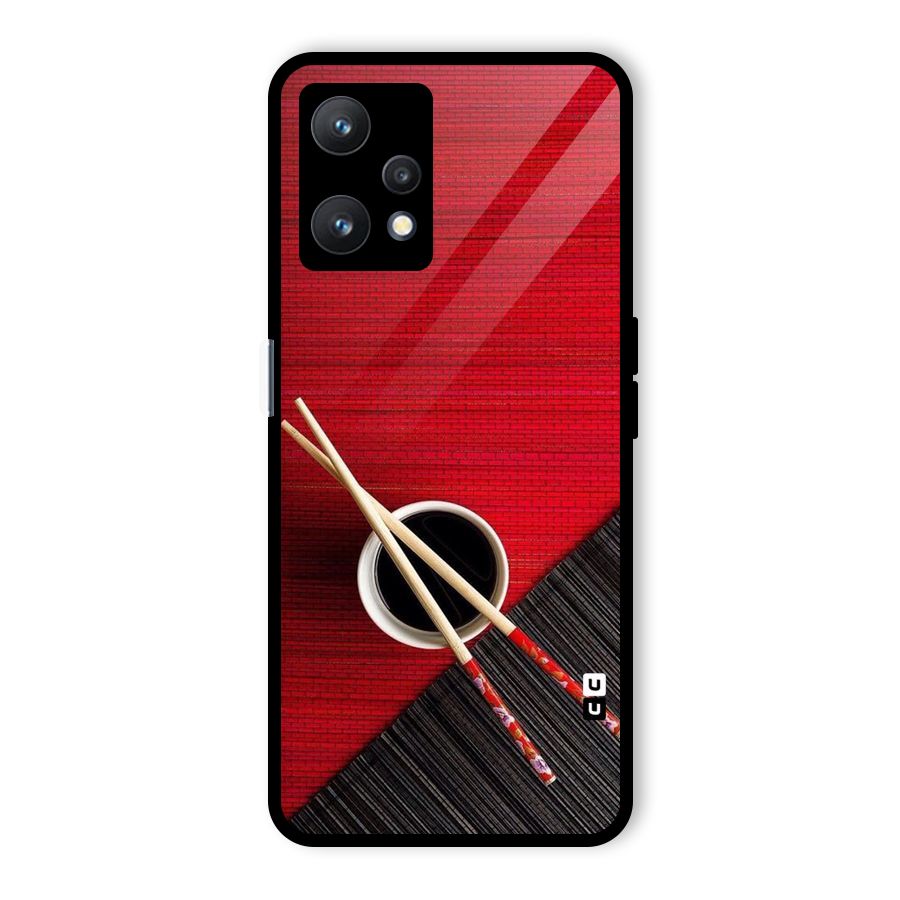 Chopstick Design Glass Back Case for Realme 9 Pro 5G