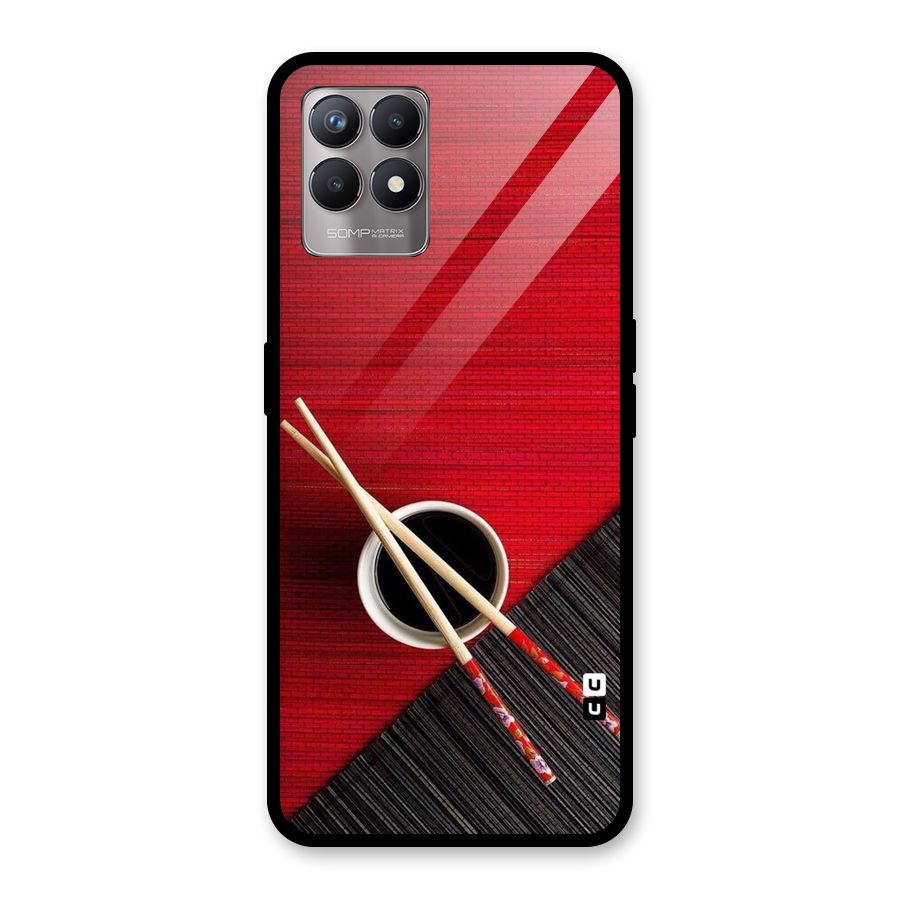 Chopstick Design Glass Back Case for Realme Narzo 50