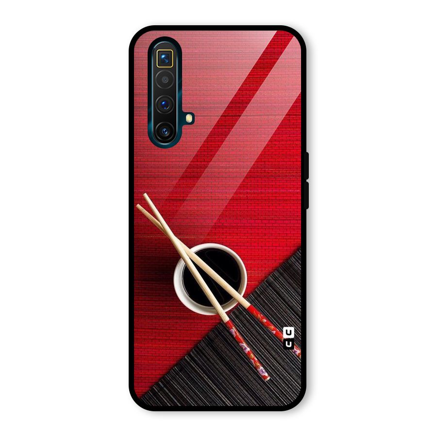 Chopstick Design Glass Back Case for Realme X3 SuperZoom