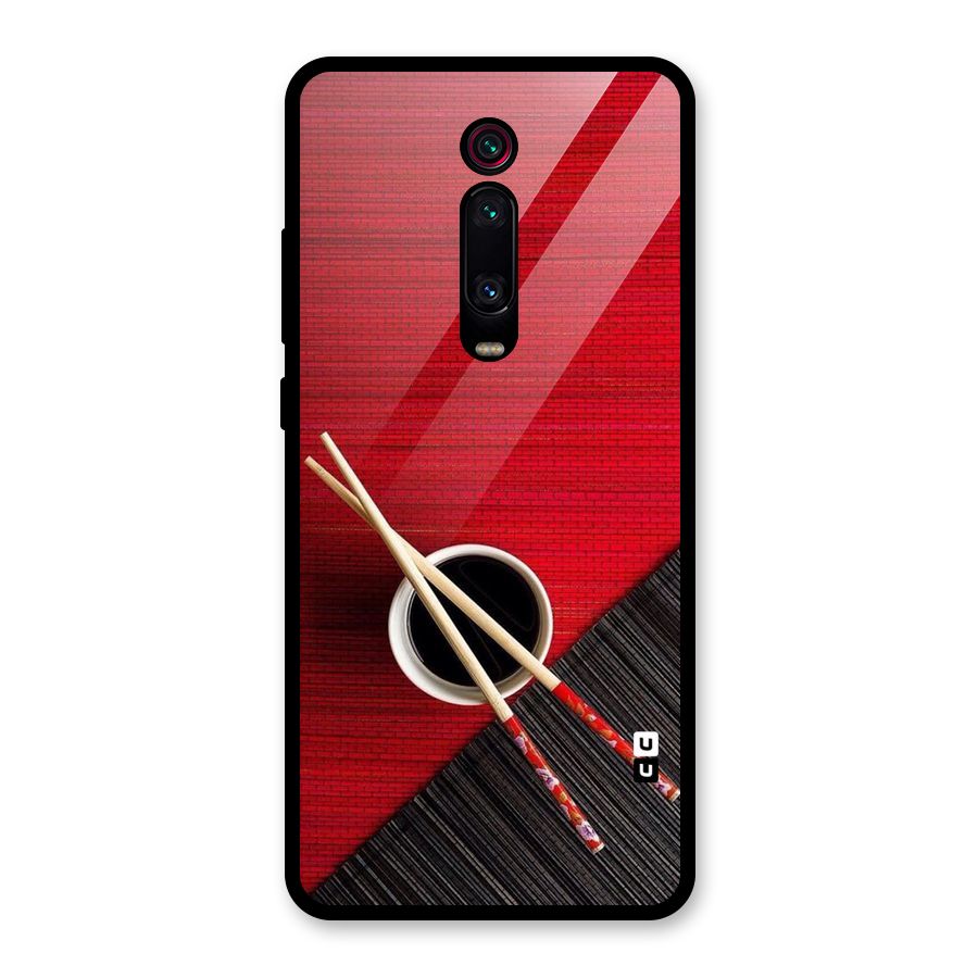 Chopstick Design Glass Back Case for Redmi K20 Pro