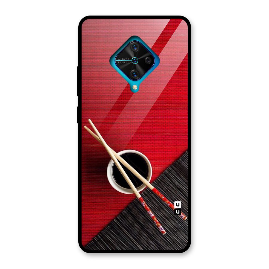 Chopstick Design Glass Back Case for Vivo S1 Pro
