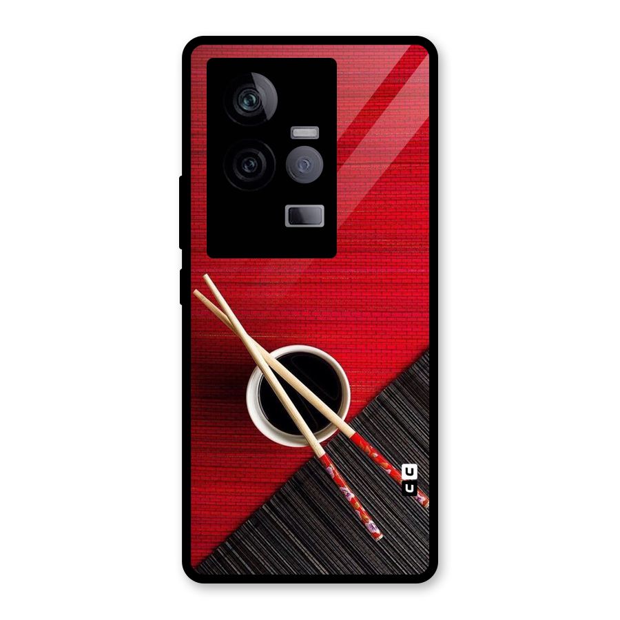 Chopstick Design Glass Back Case for Vivo iQOO 11 5G