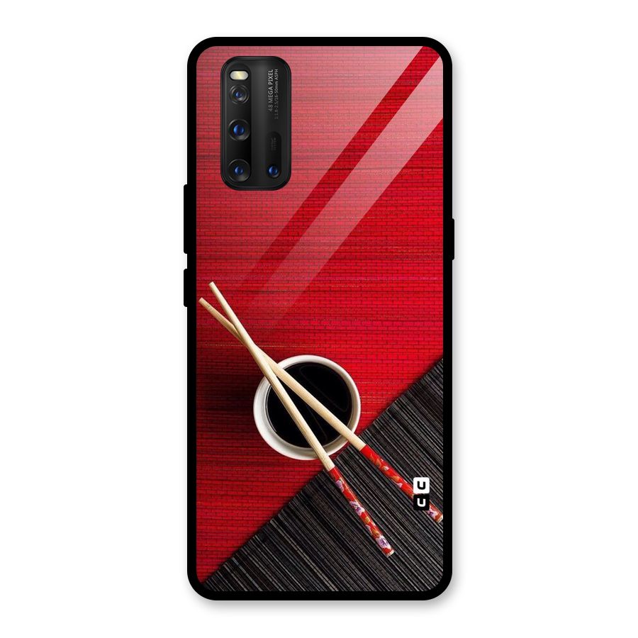 Chopstick Design Glass Back Case for Vivo iQOO 3