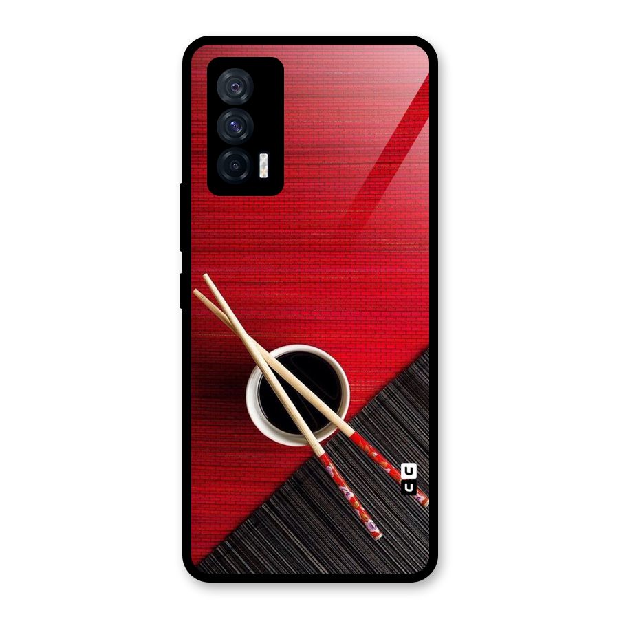 Chopstick Design Glass Back Case for Vivo iQOO 7 5G