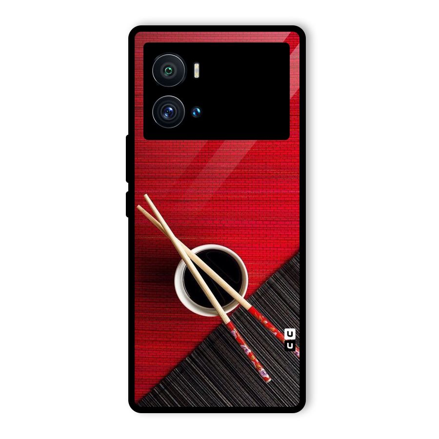 Chopstick Design Glass Back Case for Vivo iQOO 9 Pro