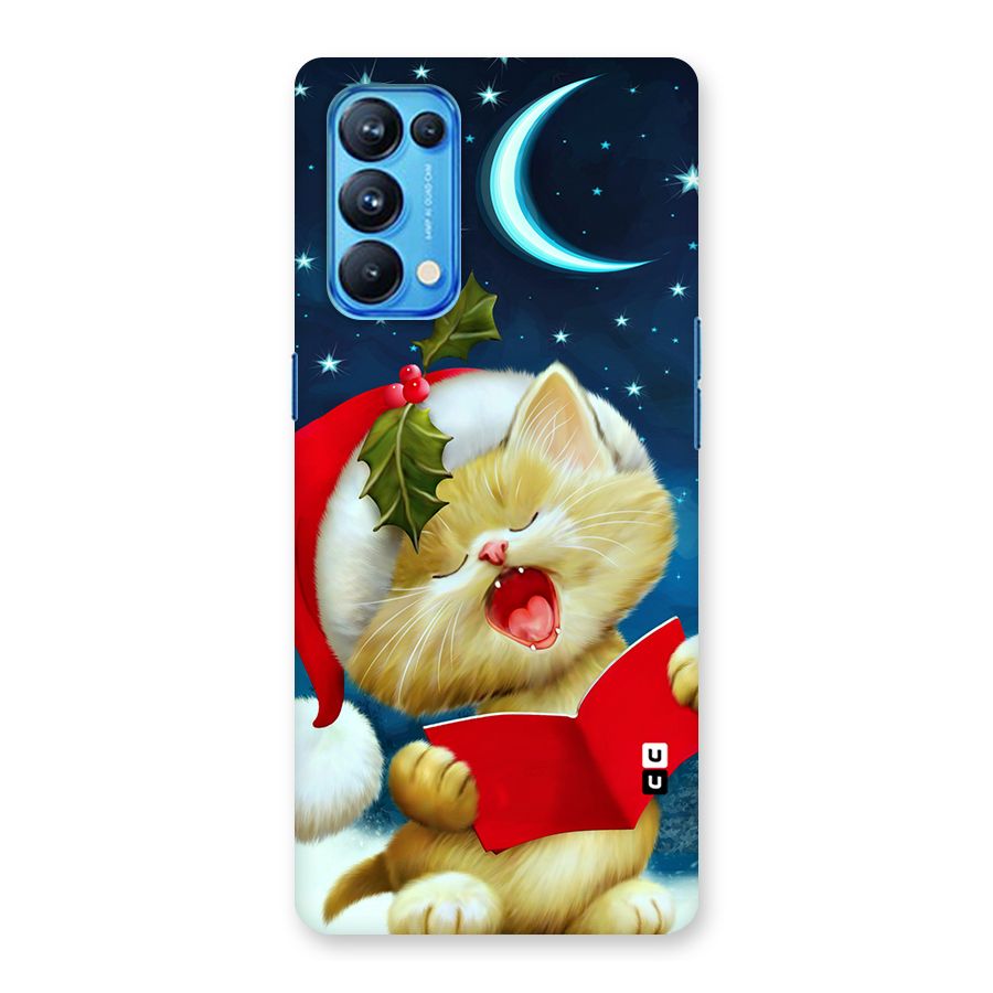 Christmas Cat Back Case for Oppo Reno5 Pro 5G