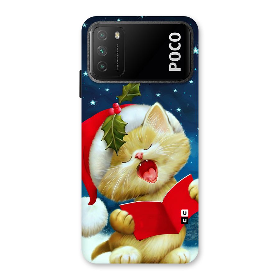 Christmas Cat Back Case for Poco M3