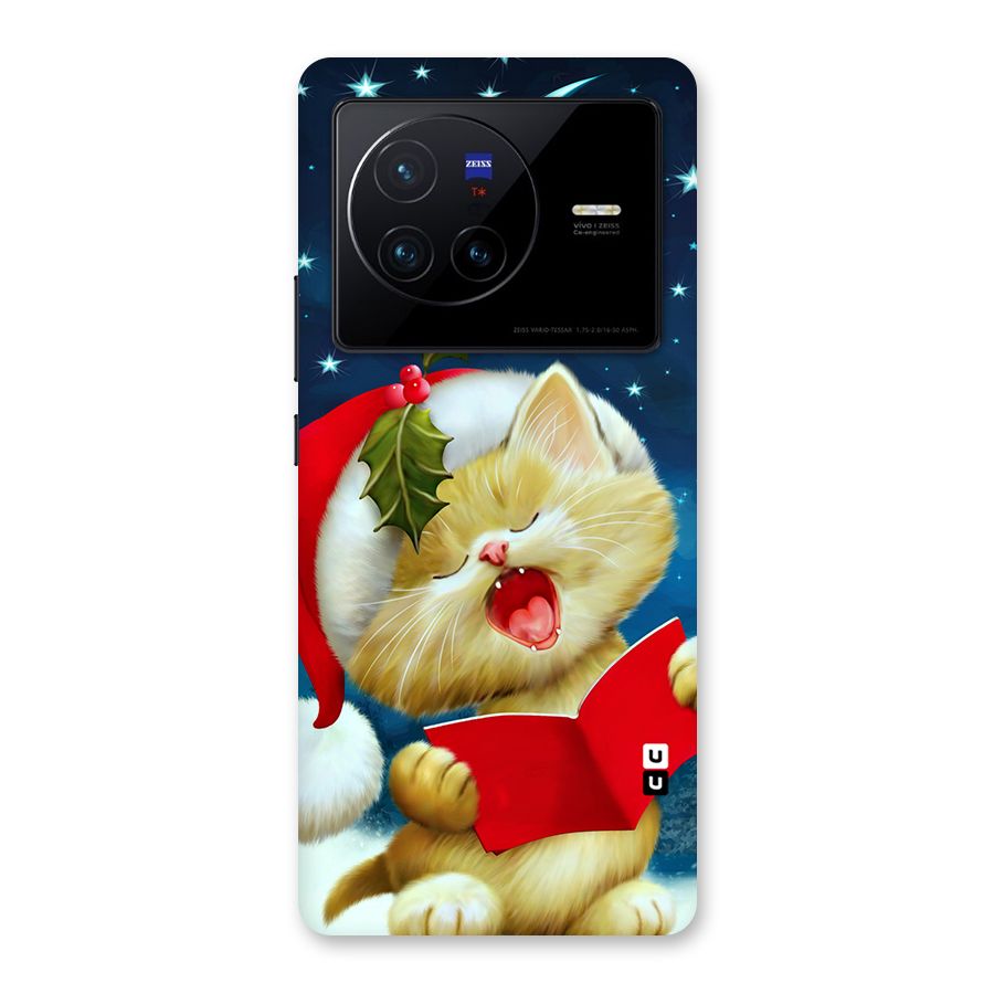 Christmas Cat Back Case for Vivo X80