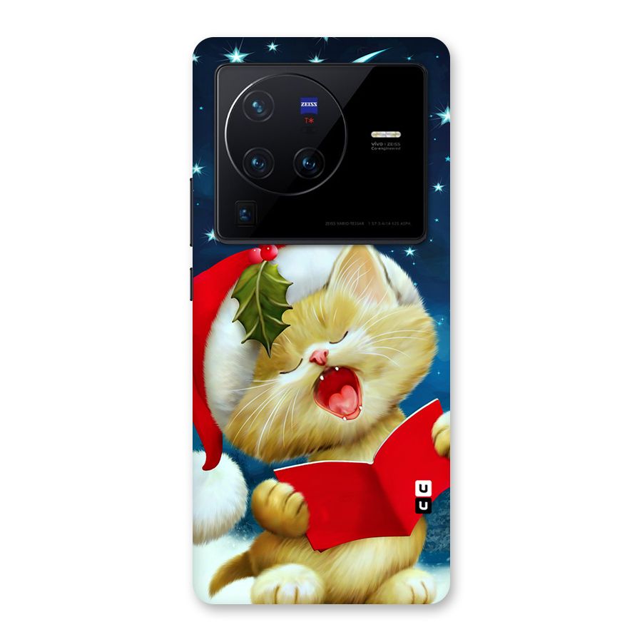 Christmas Cat Back Case for Vivo X80 Pro