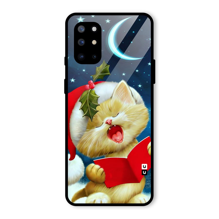 Christmas Cat Glass Back Case for OnePlus 8T