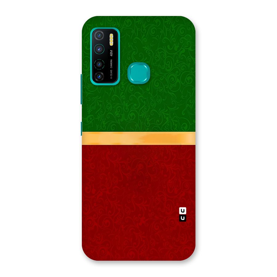 Christmas Colors Stripe Back Case for Infinix Hot 9 Pro