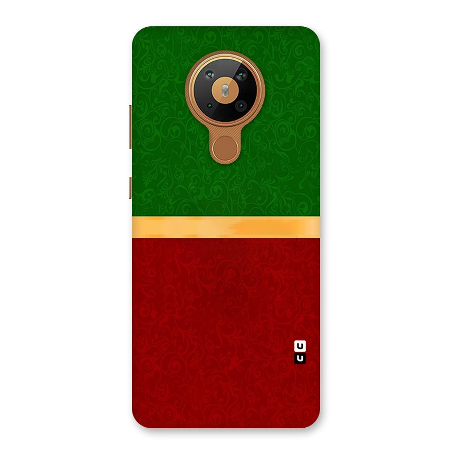 Christmas Colors Stripe Back Case for Nokia 5.3
