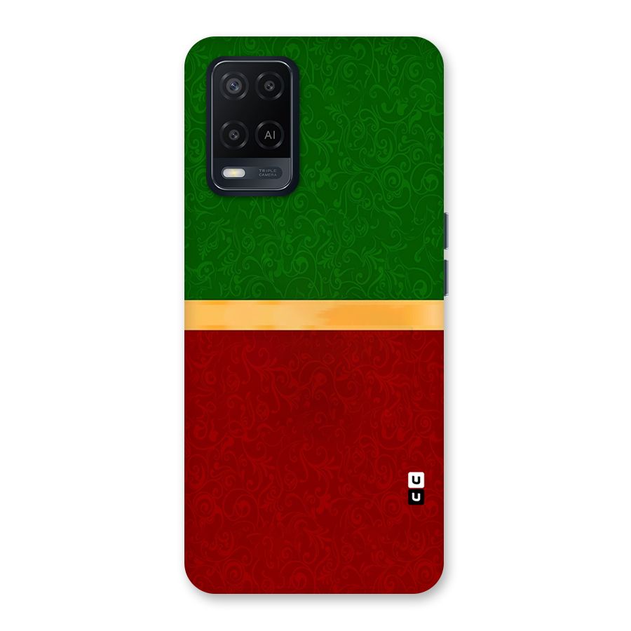 Christmas Colors Stripe Back Case for Oppo A54