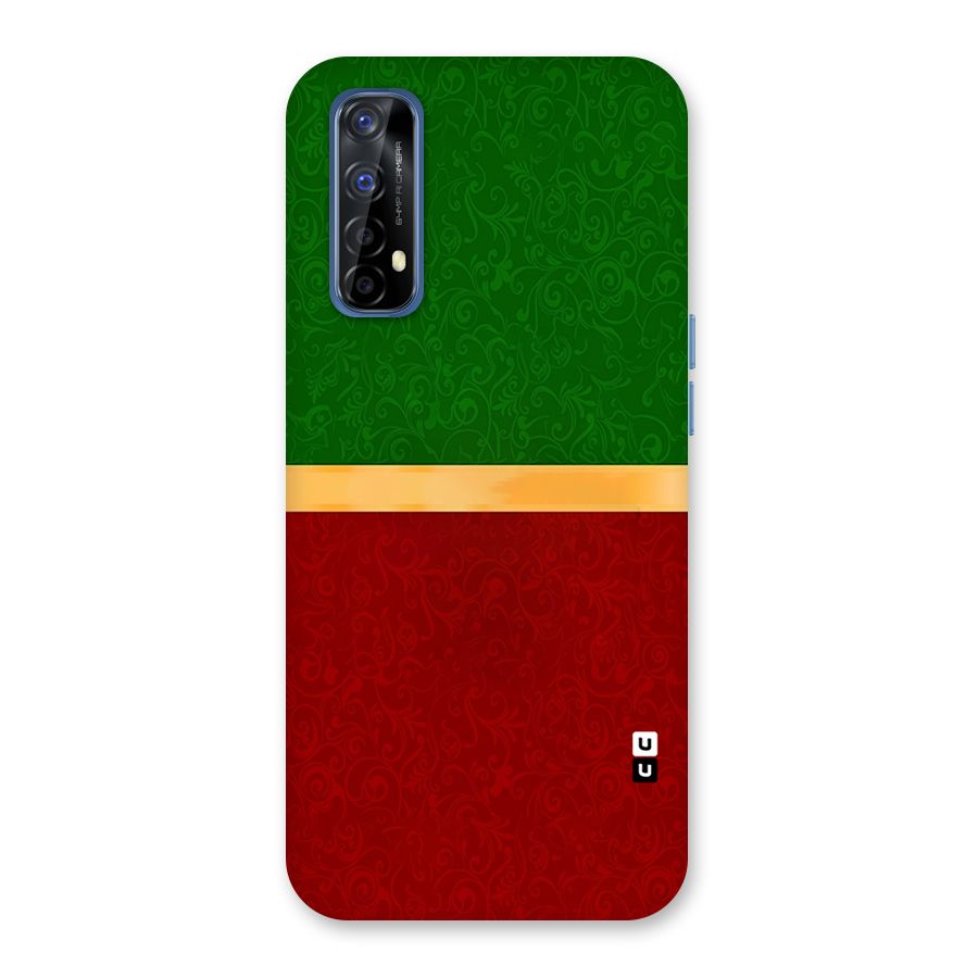 Christmas Colors Stripe Back Case for Realme Narzo 20 Pro
