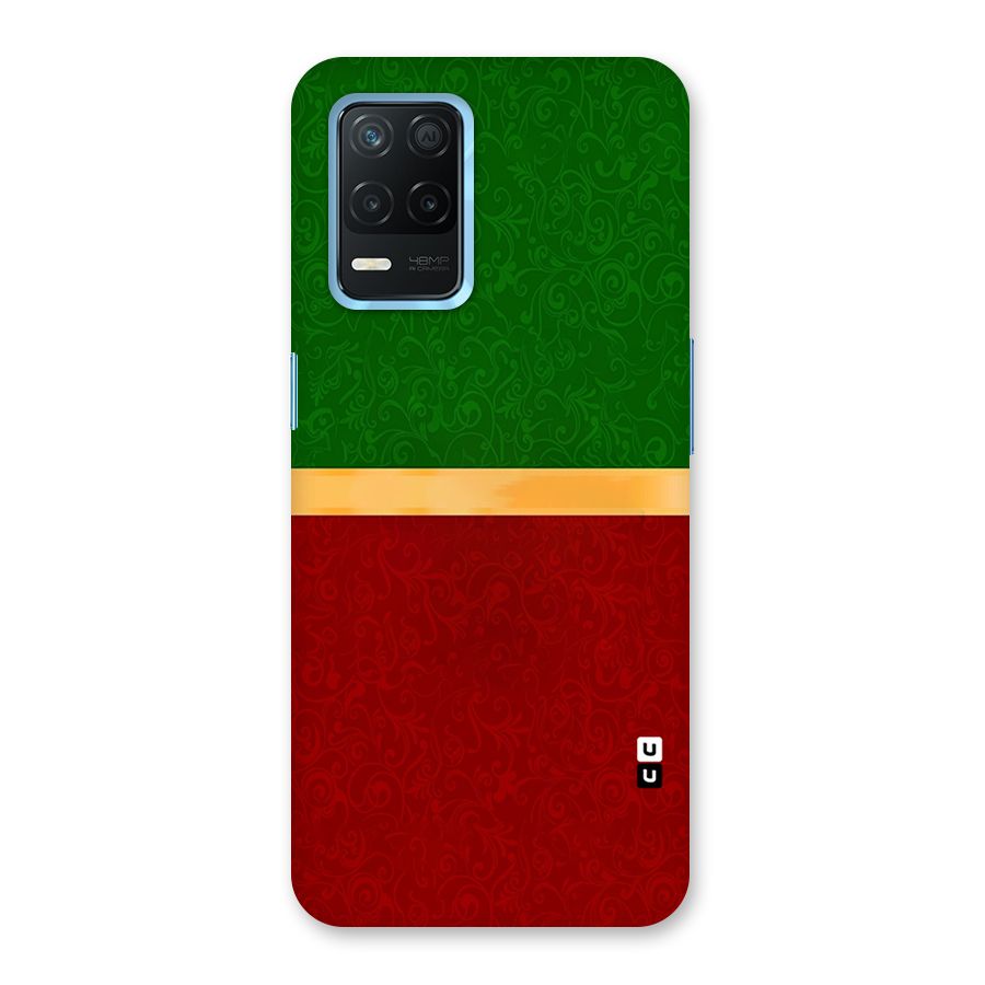 Christmas Colors Stripe Back Case for Realme Narzo 30 5G
