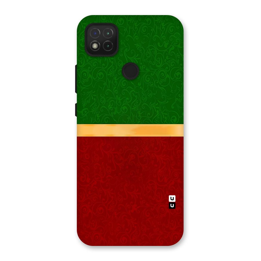 Christmas Colors Stripe Back Case for Redmi 9C