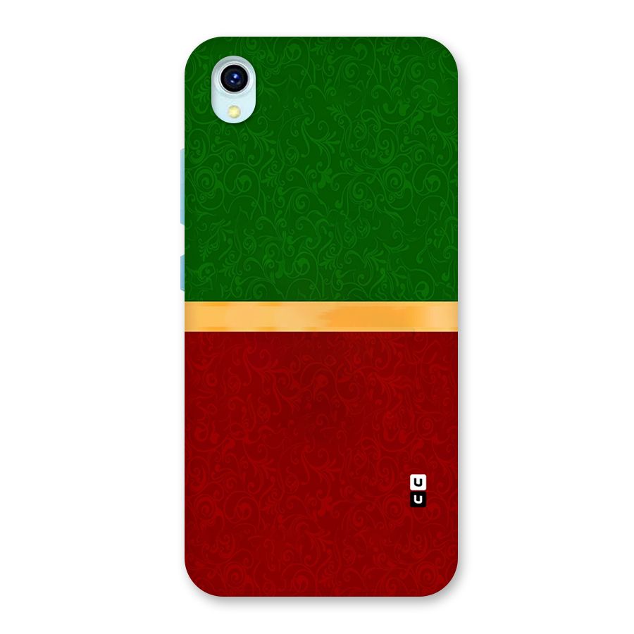 Christmas Colors Stripe Back Case for Vivo Y1s