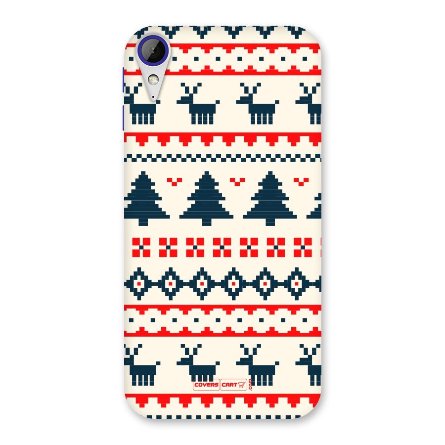 Christmas Design Pattern Back Case for Desire 830