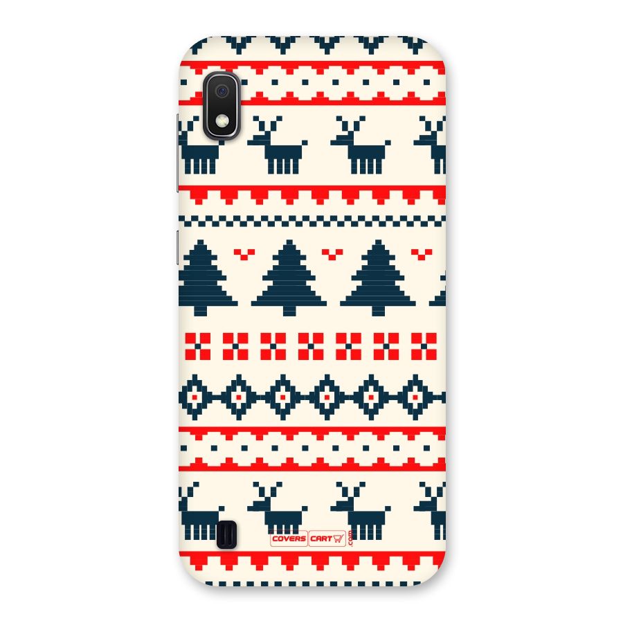 Christmas Design Pattern Back Case for Galaxy A10