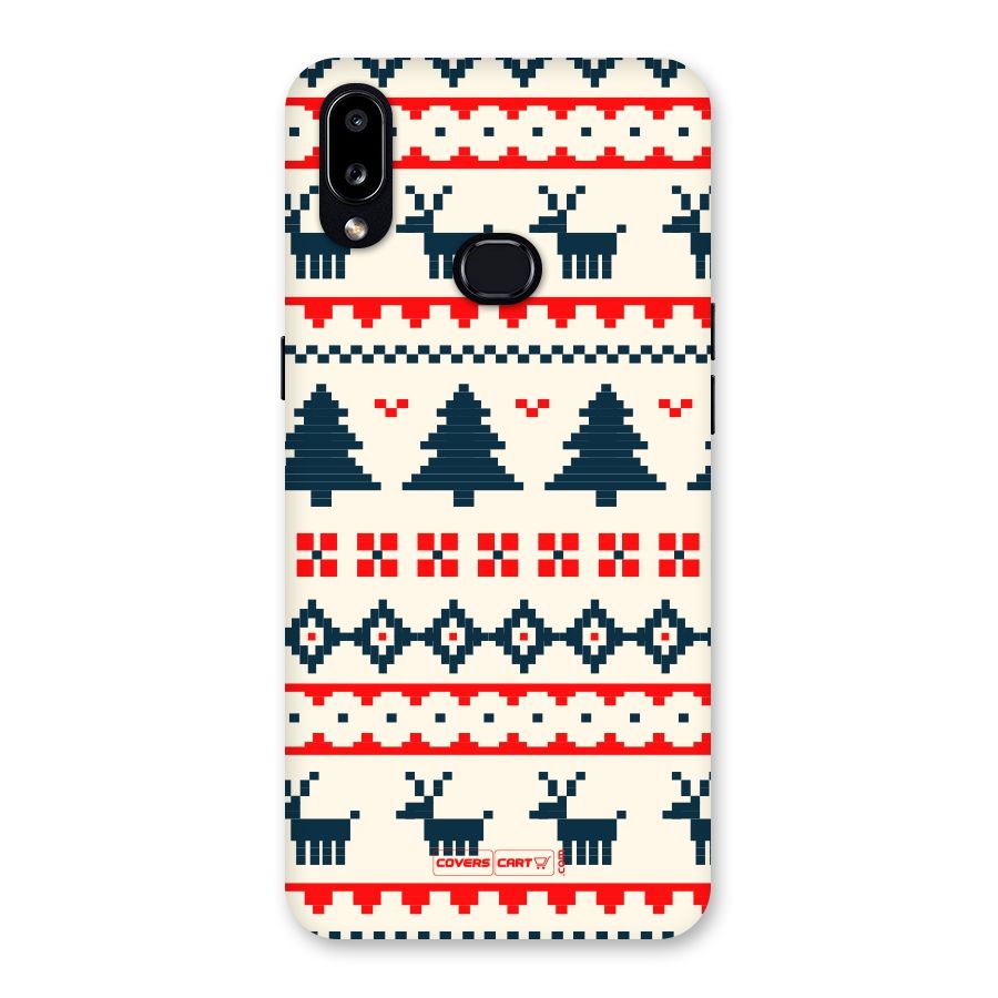 Christmas Design Pattern Back Case for Galaxy A10s