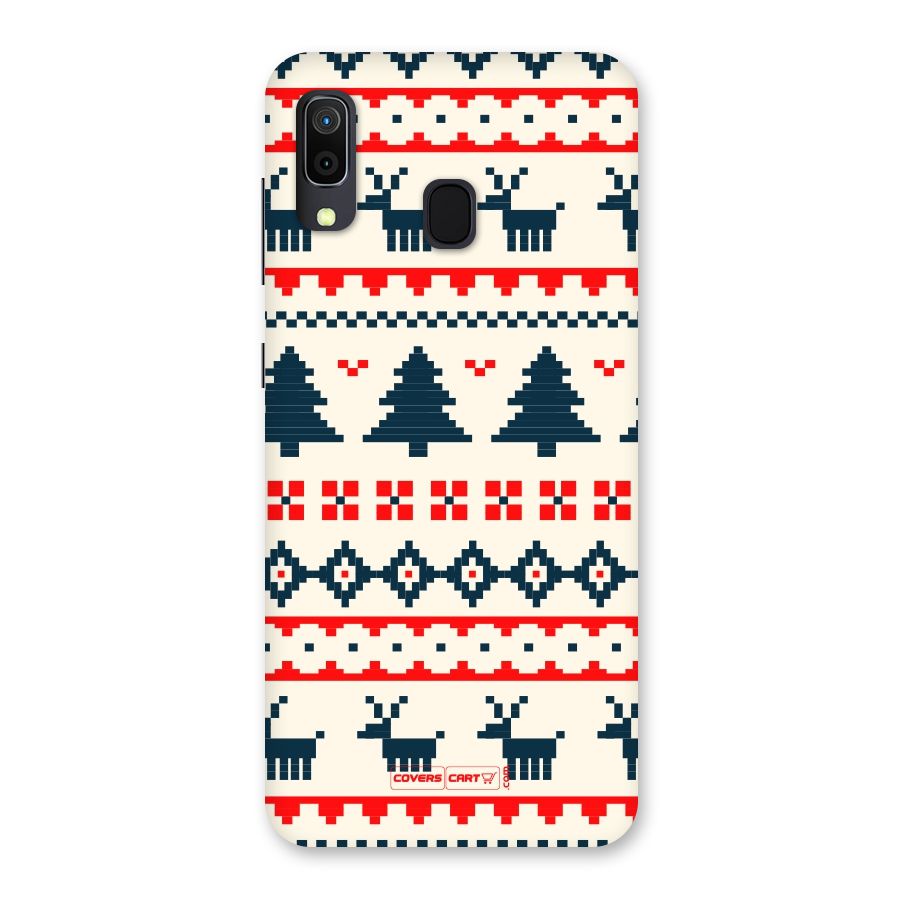 Christmas Design Pattern Back Case for Galaxy A20