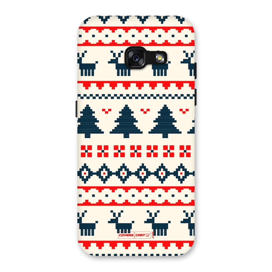Christmas Design Pattern Back Case for Galaxy A3 (2017)
