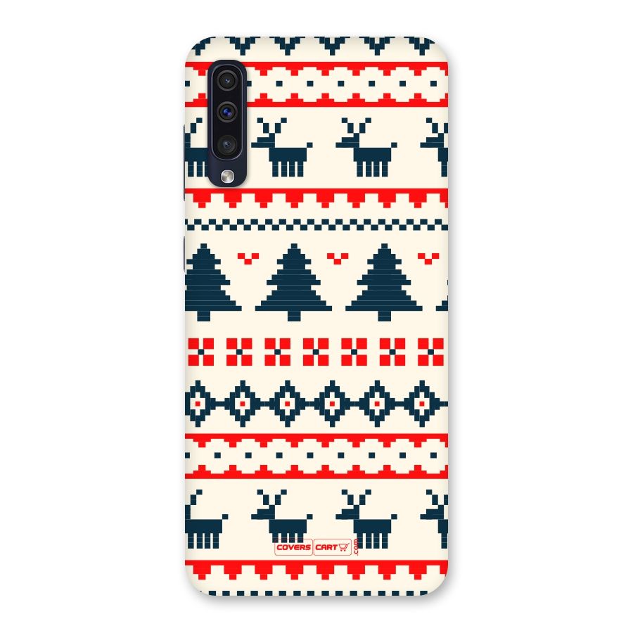 Christmas Design Pattern Back Case for Galaxy A50s