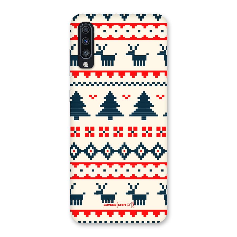 Christmas Design Pattern Back Case for Galaxy A70