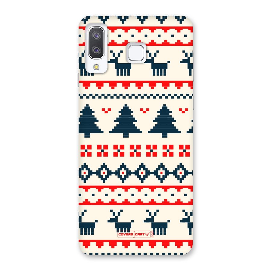 Christmas Design Pattern Back Case for Galaxy A8 Star