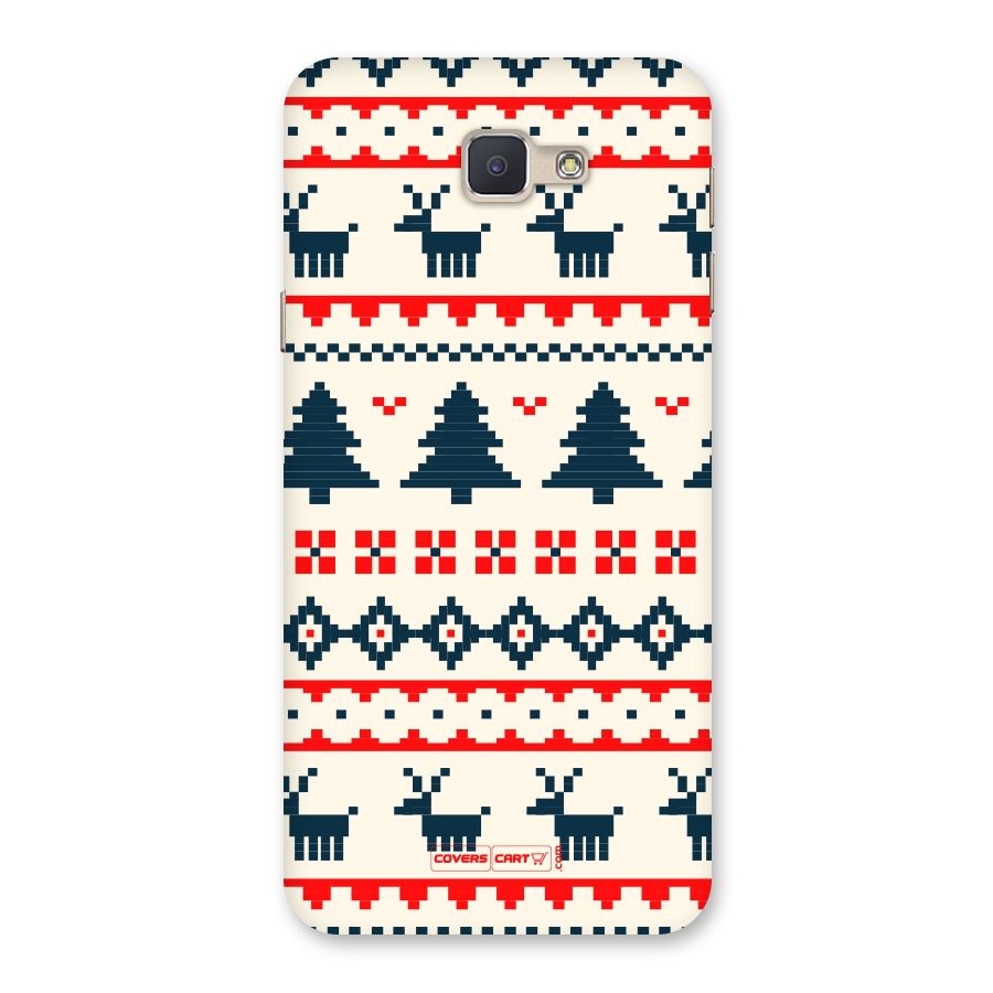Christmas Design Pattern Back Case for Galaxy J5 Prime