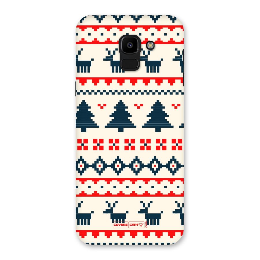 Christmas Design Pattern Back Case for Galaxy J6