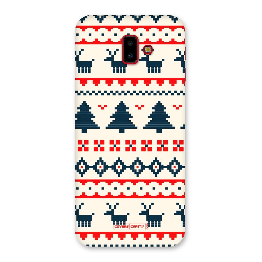 Christmas Design Pattern Back Case for Galaxy J6 Plus