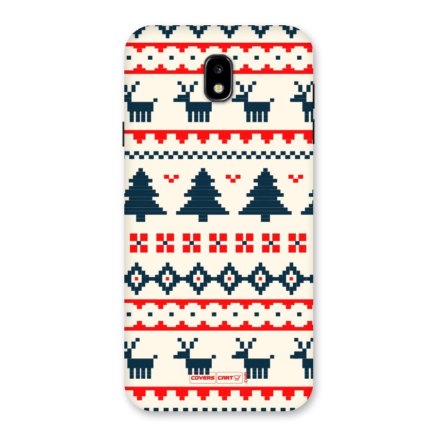 Christmas Design Pattern Back Case for Galaxy J7 Pro