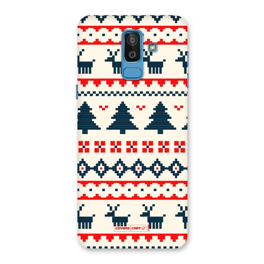 Christmas Design Pattern Back Case for Galaxy J8