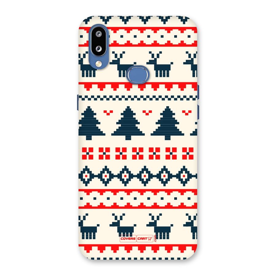 Christmas Design Pattern Back Case for Galaxy M01s