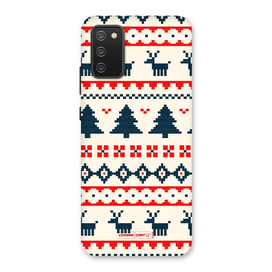 Christmas Design Pattern Back Case for Galaxy M02s