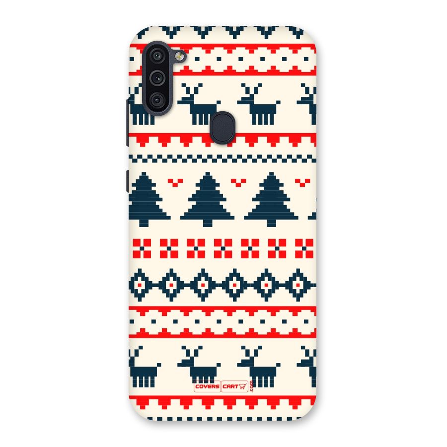 Christmas Design Pattern Back Case for Galaxy M11