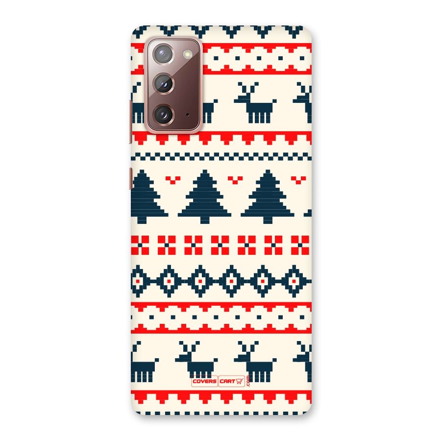 Christmas Design Pattern Back Case for Galaxy Note 20