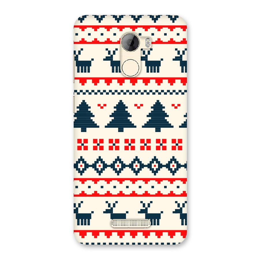 Christmas Design Pattern Back Case for Gionee A1 LIte