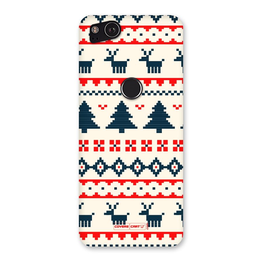 Christmas Design Pattern Back Case for Google Pixel 2