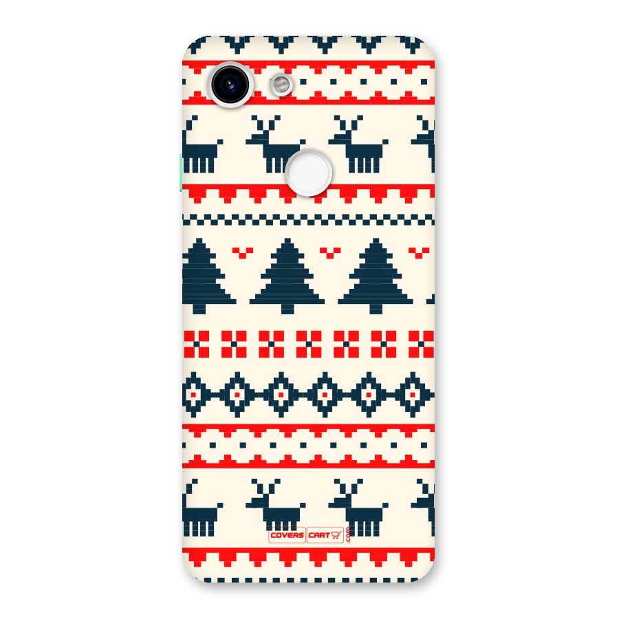 Christmas Design Pattern Back Case for Google Pixel 3