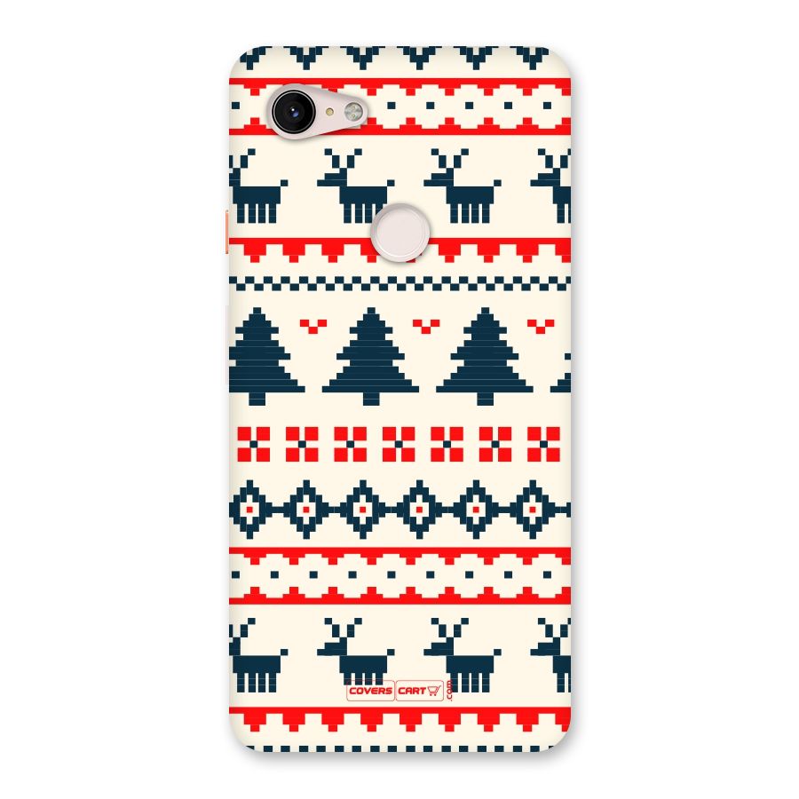 Christmas Design Pattern Back Case for Google Pixel 3 XL