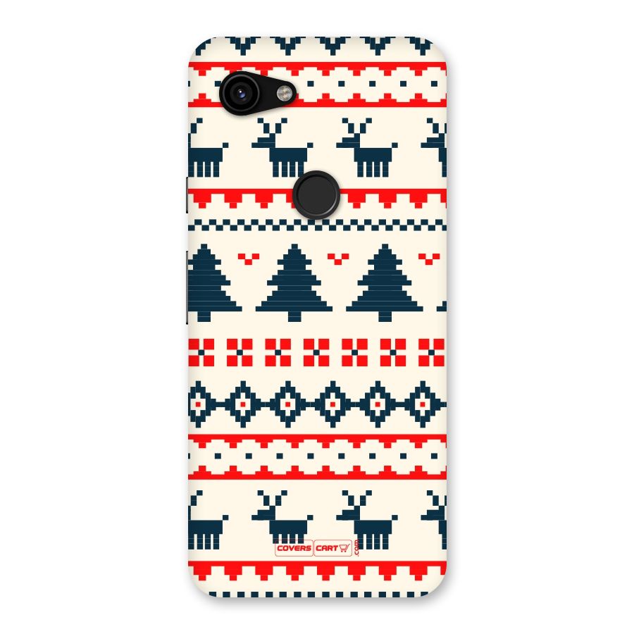 Christmas Design Pattern Back Case for Google Pixel 3a